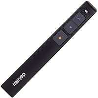 Deli 得力 2802 360度控制翻页笔/PPT翻页笔/激光翻页笔/无线演示器 黑 红光