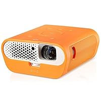 BenQ GS1便携式LED投影机（内置USB读取器和蓝牙，无线显示，安卓，HDMI，HML，对接电池，短距离，1英寸（约2.5厘米），1公斤，IPX1防溅水）