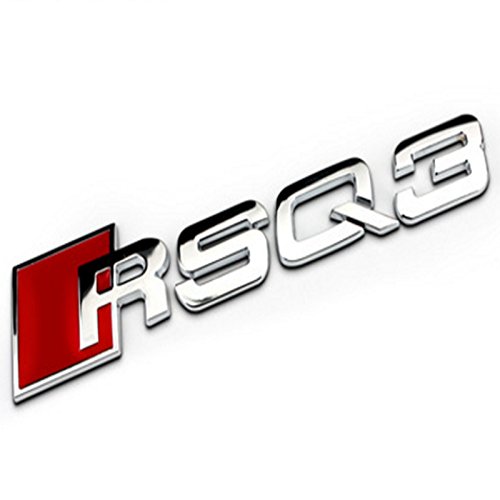 dian bin 点缤 奥迪q3 q7车标改装sq3 sq5车贴 rsq3 rsq5金属尾标字标