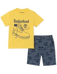 Timberland 添柏岚男孩 2 件短裤套装
