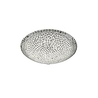 Trio 灯具 673012489 Mosaique A+，吸顶灯，玻璃，集成，银色 silberfarbig 40  x  40  x  10 cm