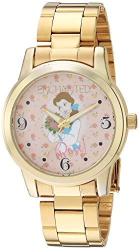 【手表】disney womens princess belle quartz metal and