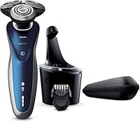 飞利浦Norelco电动剃须刀8900，具备SmartClean，干湿两用版S8950/90