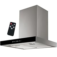 Syntrox 德国 DH-210W-60 Touch Inox 塔式抽油烟机 60 厘米 带触摸屏和遥控器