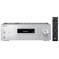 Pioneer SX-10AE 带内置蓝牙的立体声接收器，FM/RDS 收音机，100 瓦 Pro 通道SX-10AE-S