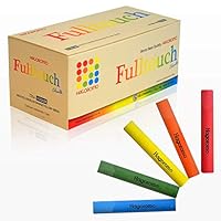 HAGOROMO Fulltouch 彩色粉笔 1 盒，*，无尘 [72 件] 1Box (72pcs) 5 Color Mix
