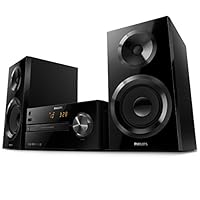 Philips 飞利浦 BTM2560/12 带蓝牙的迷你立体声设备（USB，CD，FM，报警，70W）黑色