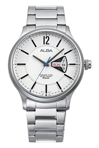 alba 雅柏 prestige 石英男士手表 av3217x1w 精工旗下品牌 亚马逊