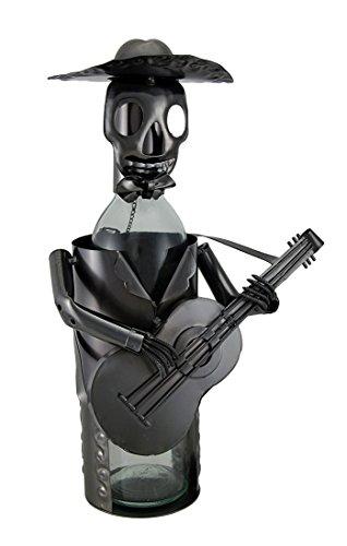 wine bodies za425 day of the dead metal wine bottle holder