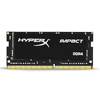 HyperX HX426S15IB2/8 冲击 8 GB 2666 MHz DDR4 CL15 SODIMM RAM 内存，黑色，黑色