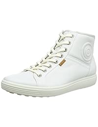 ECCO 女式软 VII 高帮时尚运动鞋