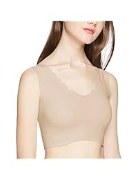 GUNZE郡是 无钢圈文胸 KIREILABO 完全无缝 棉混纺 清凉触感 半身背心 女式 KL2055