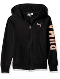 Puma 大女孩拉链连帽衫