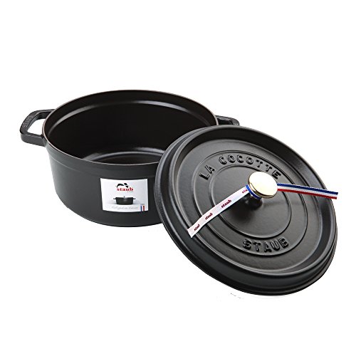 Staub 22cm小墨绿 铸铁锅 使用一年心得