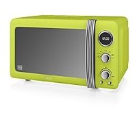 Swan Products Retro Digital Microwave, 20 Litre, 800 W, Lime Green by Swan Products Ltd