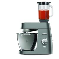 Kenwood Chef XL Titanium KVL8320S – leistungsstarke Küchenmaschine, 6,7 l Rührschüssel mit Innenbeleuchtung, Easy-Lift & Interlock-Sicherheitssystem, 1700 Watt, inkl. 5-teiligem Patisserie-Set, silber