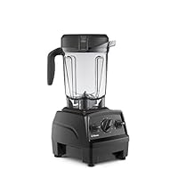Vitamix 维他密斯 Explorian 搅拌机，专业级，64盎司（1817.6毫升） 低型面容器，黑色（更新版） 需配变压器