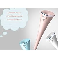 Water-lily Mist 加湿器 USB – 迷你静音保湿电（白色）