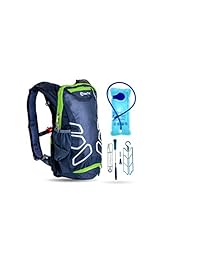NeezToz 水袋背包，带 2L 水袋和免费清洁套件（4 件）适用于远足、跑步、骑自行车、滑雪和骑自行车。