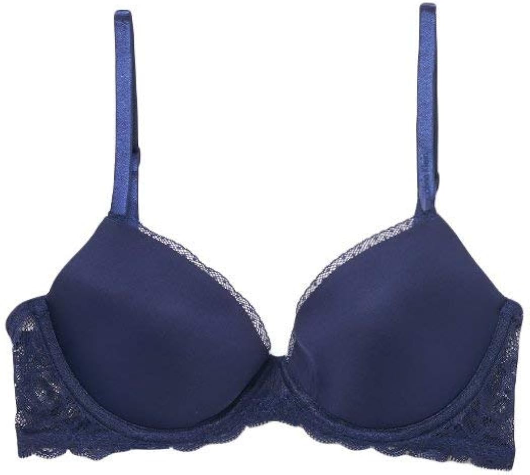 calvin klein 女士性感舒适蕾丝半罩杯文胸