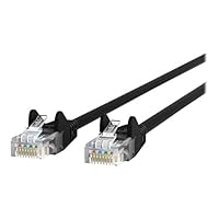 Belkin Cat6 无障碍接插线，3.05 米蓝色 (A3L980-10-BLU) A3L980B07-BLK-S 7-Foot