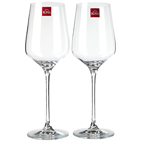 rona 洛娜 高脚葡萄酒杯红酒杯 无铅水晶杯酒具2只装(520ml*2)(供应商