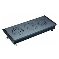 KitchenCraft Master Class MCC3FWARM 桌子食品加热器，3 个炉子，65 毫米 x 435 毫米 x 185 毫米，灰色