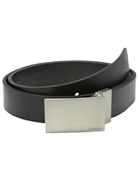 Calvin Klein 卡尔文·克莱恩 男式32毫米 双面皮带带斑扣标识