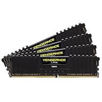 Corsair Vengeance LPX DDR 4 高性能 台式电脑 内存条 套件 带通风冷却 黑色 64GB (4x16GB) 