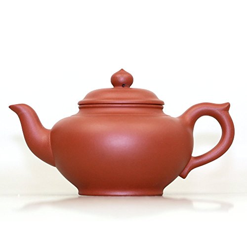 陶馨堂 刘希手工紫砂壶清水泥笑樱壶 340ml 原矿紫泥 宜兴紫砂壶 手工