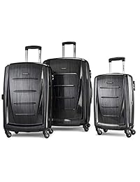 Samsonite 新秀丽 Winfield 2可扩展Hardside行李箱，配有旋转轮，3件式（20/24/28）