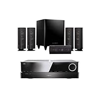 Harman Kardon 哈曼卡顿 HKTS 30BQ+AVR 161S功放 音响 音箱 5.1声道 家庭影院 蓝牙播放 壁挂影院 功放(亚马逊自营商品, 由供应商配送)