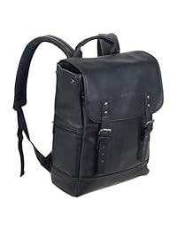 Kenneth Cole REACTION 哥伦比亚皮革单 gusset flapover 电脑背包35.8 cm