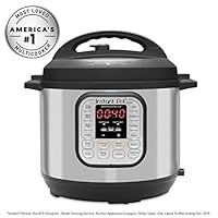 Instant Pot DUO60 7合1多用途可编程高压锅 慢炖锅 电饭煲 蒸锅 炒锅 酸奶制作机和加热器  6夸脱/约6.61升