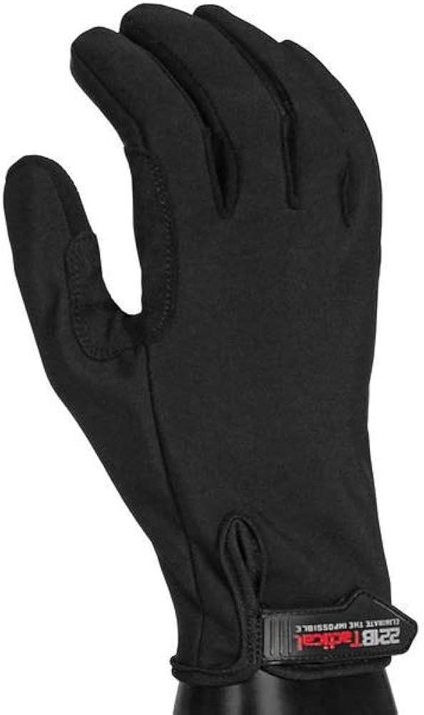 221b 战术男士热触摸屏特工手套,黑色