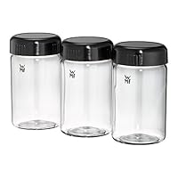 WMF 瑜伽杯，透明/黑色，3 件装