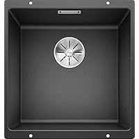 厨房水槽 SUBLINE 亮黑色 400 mm Beckenbreite SUBLINE 400-U 523 422