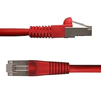 NTW Cat 6 Snagless Shielded Ethernet Network Patch Cable Black -345-S6-001BK