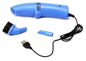 ECOLA 宜客莱 USB-11BL USB专业型电脑吸尘器 蓝色(涡轮增压真空吸附技术 LED灯照明 两套吸尘设备)