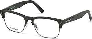 Dsquared2 中性成人 D Squared DQ5178 097-52-18-145 眼镜架，黑色，52