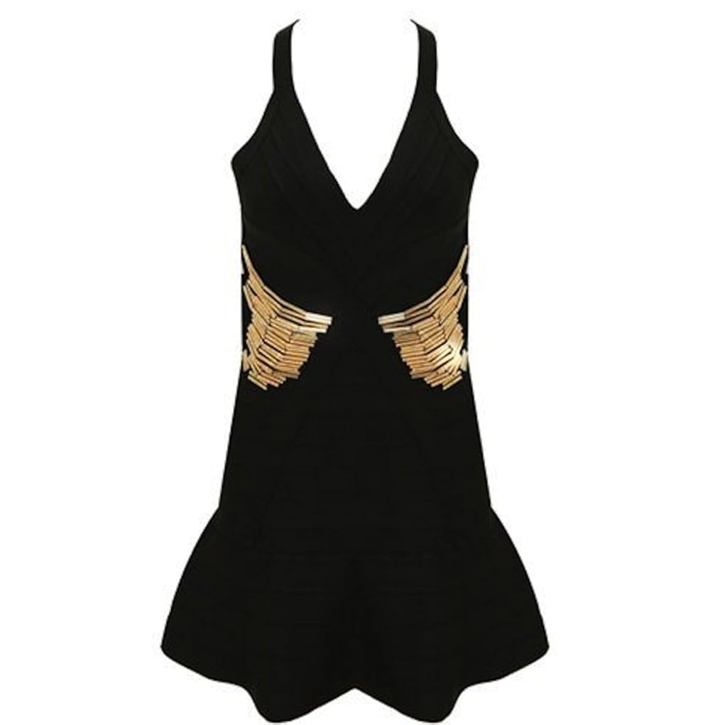 floravogue 女式紧身绷带裙中长俱乐部