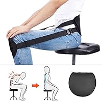 HailiCare 矫正背部姿势，背部支撑垫，更好的坐姿和矫正支撑，符合人体工程学的腰部保护，减少背部*