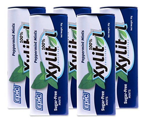 商品epic dental 100% xylitol sweetened breath mints 60 count