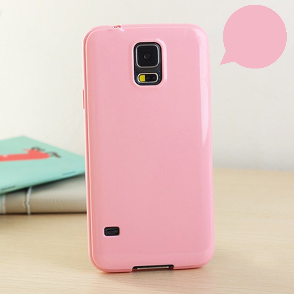 5mm 超薄贴合] [减震] 经典果冻硅胶手机壳柔软手机壳三星 galaxy s5