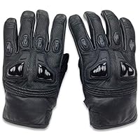 真皮摩托车手套牛皮骑行骑行硬关节手套男士