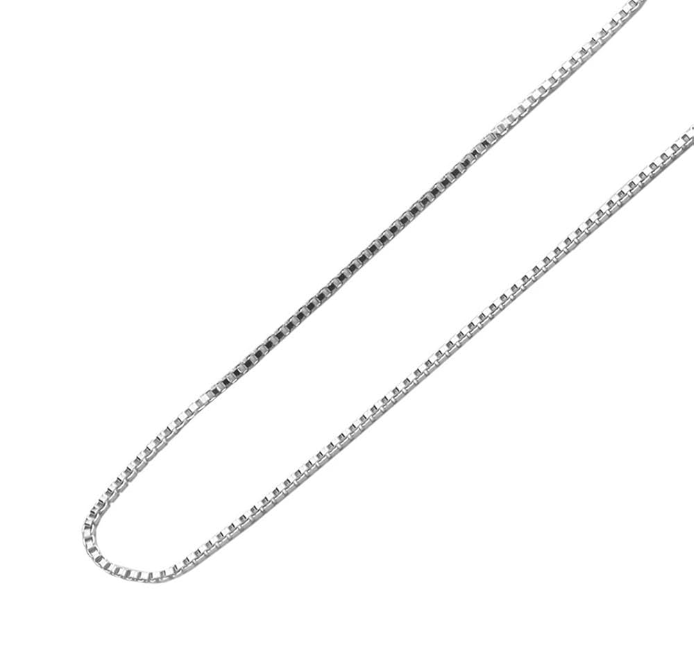 设计师灵感 2mm 纯银盒子链项链 925 40.64 cm 45.72 cm 50.80 cm 55.