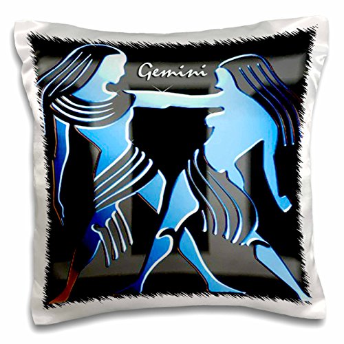 商品3drose gemini zodiac sign - pillow case, 16 by 16-inch (pc