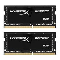 Kingston Technology 金士顿 HyperX 冲击 32 GB 2666 MHz DDR 4 cl15 260-pin sodimm 笔记本电脑内存，2 件装（hx426s15ib2 K2 / 32 )