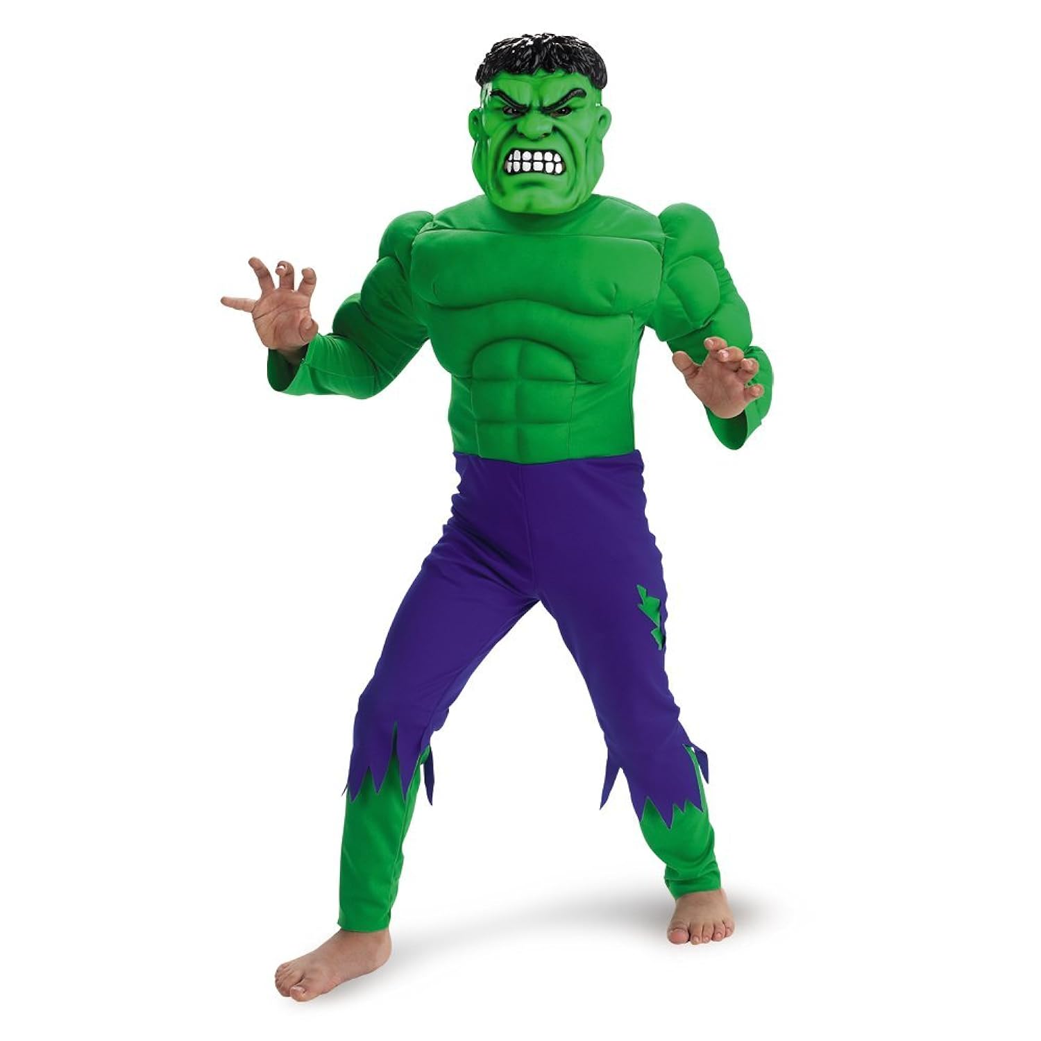 the incredible hulk – 尺码:儿童 m 码 ( 7 – 8 )