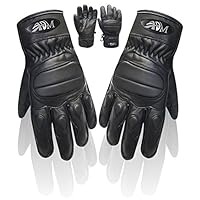 Prime 全指摩托车运动手套带关节保护牛皮 9005